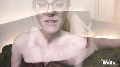 Hot Redhead Gives JOI, strips down and cums with you after a cum countdown