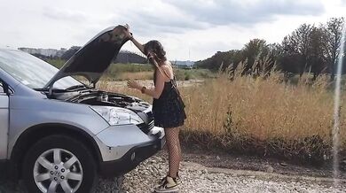 REAL ORGASM during PUBLIC "gear stick repairing" #Best TUTORIAL how to fix "car problems"