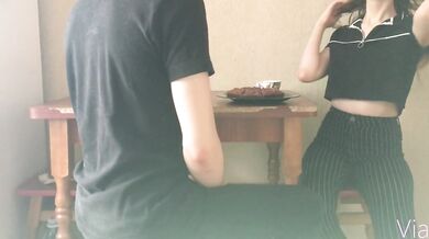 MY FRIEND FUCKED ME RIGHT IN THE KITCHEN - Via Hub
