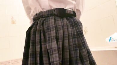 schoolgirl uniform wetlook