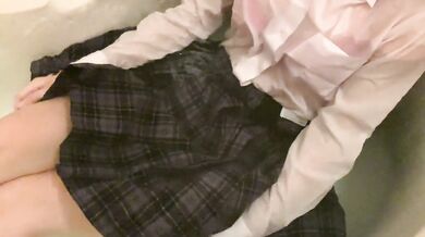 schoolgirl uniform wetlook