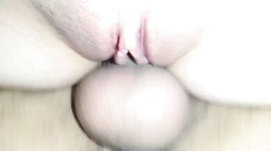 Incredible creampie seen from below ends with cum on camera. BabyFrankie & xXkuronoXx