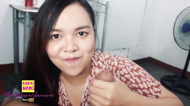 My Pinay Bestfriend Sharinami Talks Dirty and Swallow my Cum to Forget my Ex-Girlfriend Blowjob/CEI