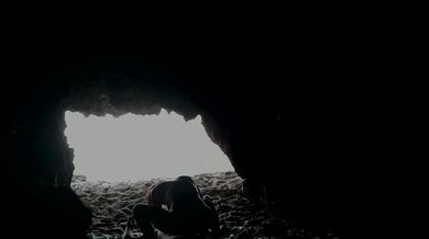 On the Beach, Inside the Cave