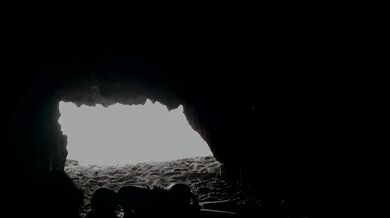On the Beach, Inside the Cave
