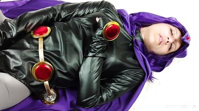Raven Cums Hard For The Camera (Teen Titans Parody)