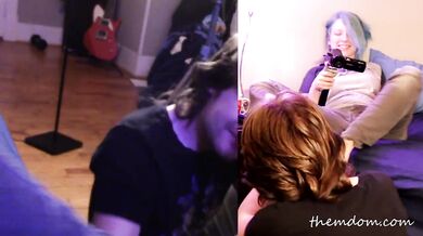 Manic's Stinky First Time Foot Worship turns her on and becomes a makeout session!