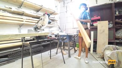 DIY Floating Metal Table part 4p1 - Woodworking Day 1 (Bottomless MILF, music)