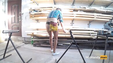DIY Floating Metal Table part 4p1 - Woodworking Day 1 (Bottomless MILF, music)