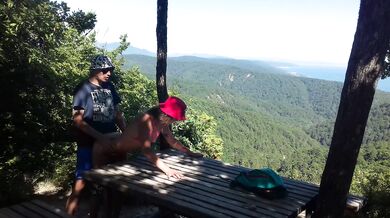 The most amazing amateur sex at an altitude of 800 meters above sea level