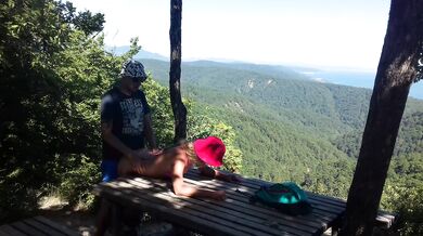 The most amazing amateur sex at an altitude of 800 meters above sea level
