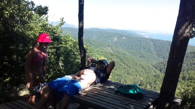 The most amazing amateur sex at an altitude of 800 meters above sea level