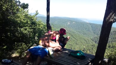 The most amazing amateur sex at an altitude of 800 meters above sea level