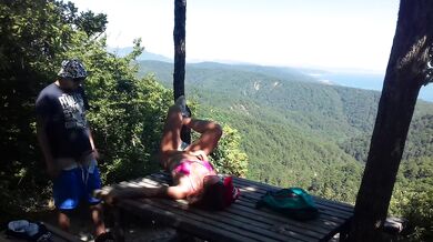 The most amazing amateur sex at an altitude of 800 meters above sea level