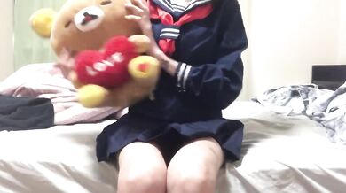 Mi my teddy bear. I fuck with my teddy bear until I cum