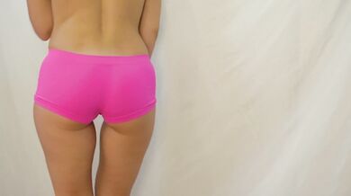 Huge cumshot due to ass grinding panty job and cum in my panties
