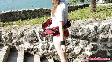 Schoolgirl Windy Upskirt, Masturbation and Smoking