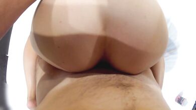 Amateur couple fucks in hotel room