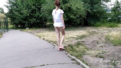 Walking in the city without a skirt