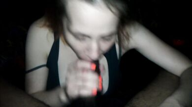 pregnant blow and swallow