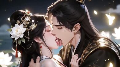 A Chinese ancient costume fairy was having a passionate encounter with her lover, but was suddenly surrounded. Then... Episode Two AI-generated