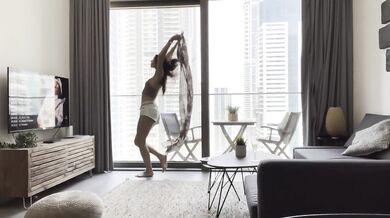 Erotic dance performants. Ani Blackfox