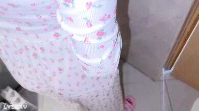 homemade sex with a beautiful ass, cum on the ass