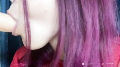 RED HEAD SMOKES A CIGARETTE AND GIVES A BLOWJOB #3 - SMOKING FETISH NYNPHE