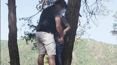 I meet this Asian student in a national park and she wanted to be more in touch with nature