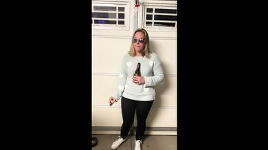 Mel Luvs Smoking in the garage. PAWG MILF in yoga pants LUVS to smoke.