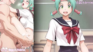 Hunter X Hunter uniform hentai - Menchi blow job for her hot teacher hentai by eggxanime