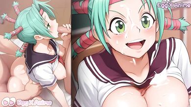 Hunter X Hunter uniform hentai - Menchi blow job for her hot teacher hentai by eggxanime