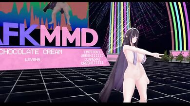 Chocolate Cream Strip Dance | Elf VTuber Hentai MMD