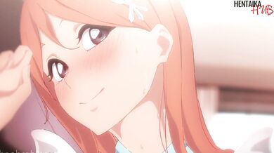 3 girls in bikinis are passionately fucking. Bonus Hentai scene how Orihime gets fucked from anime Bleach.