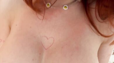 Hotel Employee Fucks Redhead After TV Repair and cum on boobs