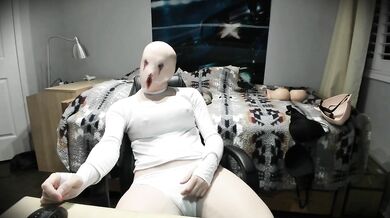Doris's Rubber Faces Pt3! Your girlfriend unmasking from her rubber vagina face mask to show her true rubber face!