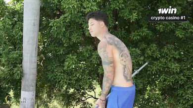 Pool worker inserts his large penis into his boss's daughter outdoors - Luna Vitaler & Danner Mendez