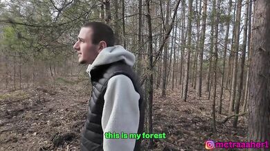 Forest owner banged a young, beautiful mushroom hunter │McTraaaher