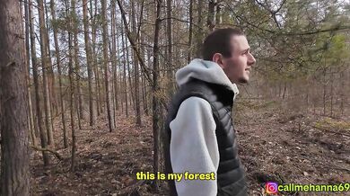 I was looking for mushrooms in the forest, but the owner of the forest just fucked me│Call me Hanna