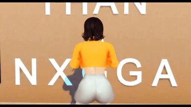 Big ebony ass banged by big white cock