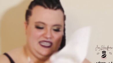 BBW Blasted In The Face By BBC Cum At Da Gloryhole