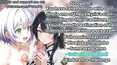 Pass 5 Brunhilde's challenges to become Goll's beloved (Sex JOI)
