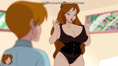 Milf toon sexy gameplay with my horny sexy girl