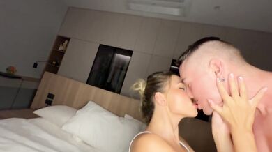 Home Made Amateur Video: Stunning Mega Beautiful Asian Hottie with the Sweetest Tight Pink Pussy Gets Raw Hotel Room Creampie After Teasing on the Bal