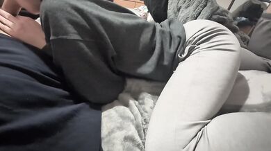 playing with cute redheads feet during blowjob POV