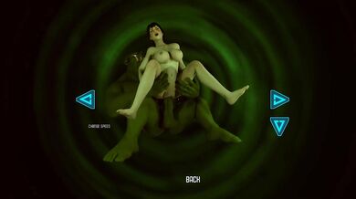 She loves to ride an orc's huge cock and stretch her hole. 3D Hentai Game Animation