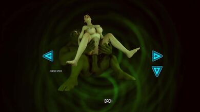 She loves to ride an orc's huge cock and stretch her hole. 3D Hentai Game Animation