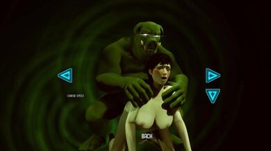 Orc pig fucked that tight ass with a giant cock. 3D Animation