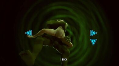 An ogre with a huge cock penetrates a shy girl's virgin pussy. 3D Hentai Game
