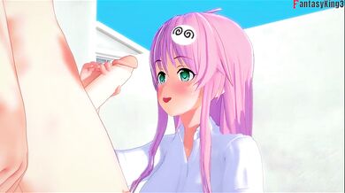 Lala blowjob before class | To Love Ru | Full & POV on patreon: Fantasyking3